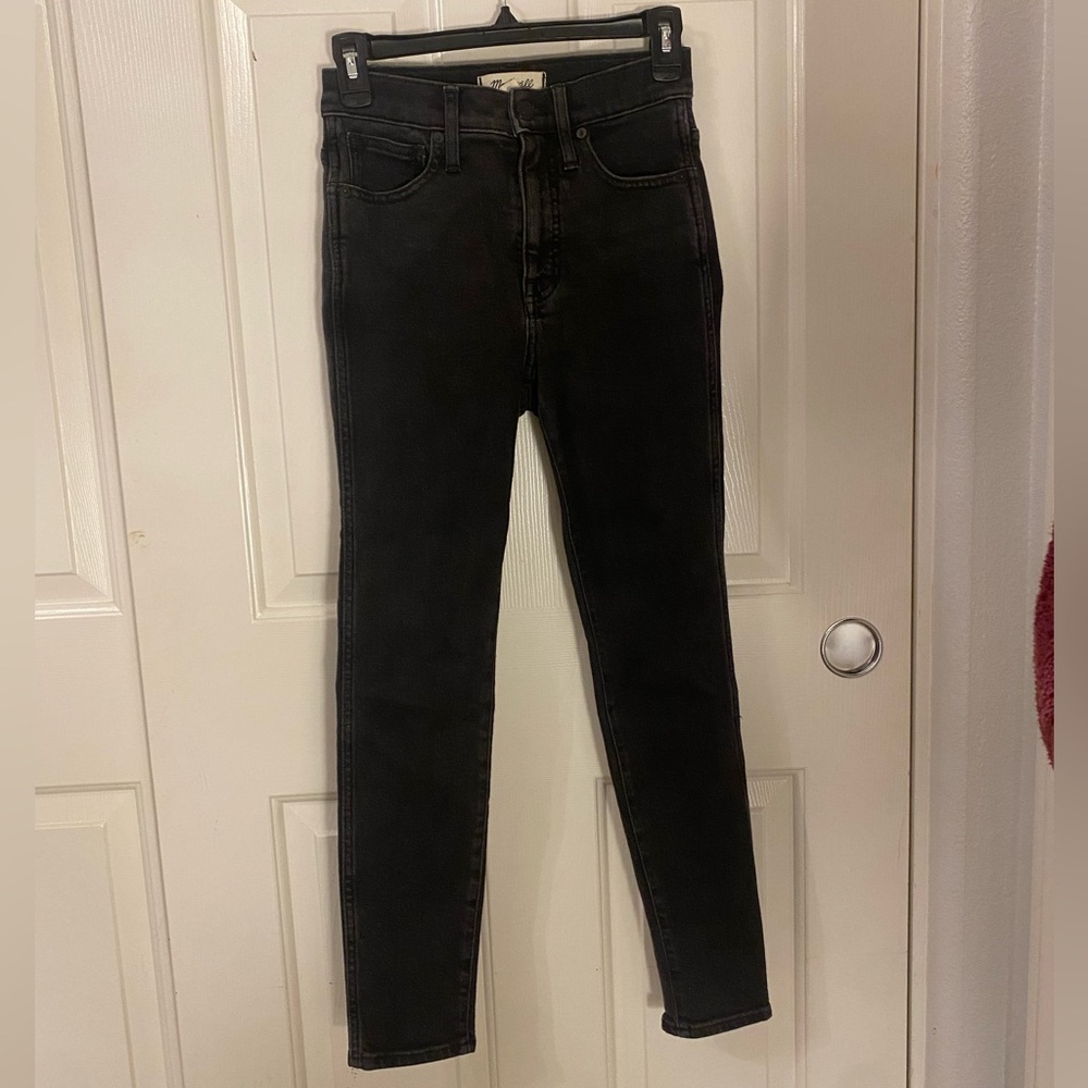 Black High-Waisted Women's Jeans madewell